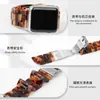 Applewatch 8 Correa de Resina Apple Tres Cuerdas iwatch Correa Acrílica Metálica ultra Nuevo