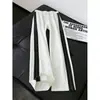 Pantalones a rayas holgados de estilo japonés moderno, estilo retro americano, finos y ligeros para primavera y verano, pantalones casuales de pierna recta
