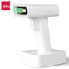 Escáner de código de barras portátil inalámbrico para supermercado, caja registradora universal, escáner de código de barras Deli 14970W