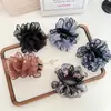 Novo Prendedor de Cabelo Estilo Francês Outono/Inverno, Elegante e Fashion, Rede Nuvem, Pinça Média