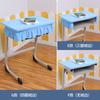 Estudantes do ensino fundamental pano de mesa elástico especial resistente a manchas tapete de mesa espessado capa de mesa de carteira escolar toalha de mesa retangular cor sólida