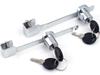 Fechadura de vidro fechadura de porta deslizante fechadura de janela Concord 318/328 serrilhado contra-bloqueio display porta deslizante vidro aberto fechadura do armário