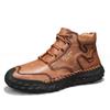 Sapatos Masculinos de Cano Alto para Esportes de Outono, Trabalho, Impermeáveis, Antiderrapantes, Resistentes ao Desgaste, Solado Macio para Canteiro de Obras, Tamanho Extra Grande para Roupas de Trabalho, Sapatos de Proteção do Trabalho
