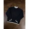 Suéter falso de dos piezas gris para hombre, tejido interior de estilo coreano de alta gama para invierno, chaqueta cálida de corte limpio