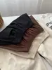 Pantalones casuales rectos de algodón puro de cintura alta estilo retro japonés para mujer, 26 otoño nuevo simples de oficina cropped de pierna ancha pantalones de abuela