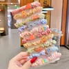Elástico de cabelo infantil da Coreia do Sul anel de cabelo de intestino grosso corda de cabelo menina fofa bebê não machuca o cabelo elástico boa corda de cabelo