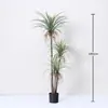 Árbol de Sangre de Dragón Simulada para Interiores, Grande, de Pie, Planta Verde Artificial, Decoración de Paisajismo para Escaparate de Centro Comercial, Decoración de Bonsái de Agave