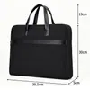 Bolsa para documentos de oficina, bolso de mano esencial para viajes de negocios, bolsa de conferencia de alta gama, bolsa simple para computadora, bolso de mano multifuncional
