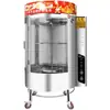 Forno Comercial Giratório Elétrico e a Gás para Assar Pato, Forno a Carvão para Assar Frango, Máquina Totalmente Automática Giratória para Assar Barriga de Porco, Forno de Pendurar