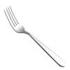 Cuchara de acero inoxidable 304, cuchara simple de mango largo para mezclar, vajilla occidental de comercio exterior, tenedor para helado, postre, cuchara para ensalada