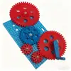 Novas engrenagens plásticas de tamanho grande, conjunto de engrenagens com diâmetro de 8 cm, adequado para aeromodelos, navios modelo e carros modelo; inclui caixa de direção de cremalheira e pinhão