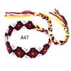 Pulseras Tejidas de Venta Caliente Europeas y Americanas, Pulseras de Amistad Arcoíris Hechas a Mano Estilo Étnico Nepalí, Joyería al por Mayor