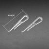 Clips para Camisas, Clips de Plástico para Embalar Camisas, Fixação de Camisas, Clips Antiderrapantes para Armazenamento de Roupas, Clips Transparentes, Clips Adesivos para Roupas