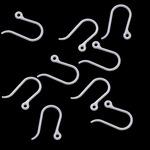 进口透明PC新料 防过敏塑料耳钩饰品配件环保材料出口日韩