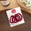 Nueva Banda de Goma Elástica de Color Sección de Raíz de Loto Banda de Goma Básica para el Cabello para Niñas Coleta Alta Recogido Anillo para el Cabello Versátil