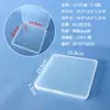 1.5 Caja Cuadrada Alta Caja de Cartón Caja de Plástico Transparente Cuentas de Arroz Hilo Dental Caja de Empaque para Productos Pequeños Caja de Almacenamiento para Pulseras