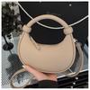Bolsa de Axila Transfronteiriça Design de Moda Primavera 2025 Bolsa Carteiro Bolsa Dumpling Nicho Simples Feminina para o Dia a Dia Transversal