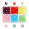 Explosões DIY material de miçangas artesanal 4mm miçangas de diamante de cristal miçangas pontudas pulseira acessórios de joia conjunto de miçangas