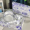 Venta al por mayor transfronteriza Vajilla de Porcelana Ósea Dijia Serie Ruyi Tigre Plato para Comida Occidental de Hotel Plato para Bistec Plato para Taza Plato para Bol Cuchara Vajilla