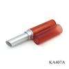 Suministro de lápiz labial de plástico delgado y largo, tubo redondo, tubo de bálsamo labial, tubo de lápiz labial de inyección translúcido, tubo vacío, material de embalaje de maquillaje