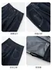 Calça jeans Tencel azul escuro para mulheres, verão fina cintura alta modeladora solta reta fluida comprimento total seda gelada perna larga