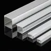 Canal de Aluminio para Luz Lineal Tira de LED de Aluminio Aleación de Aluminio Empotrada Montaje en Superficie Luz Lineal de Techo en Forma de U con Ranura
