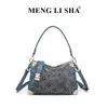 Fábrica de origen personaliza y etiqueta bolsos de hombro para mujer, bolsos cruzados de gran capacidad para el día a día, modernos y versátiles