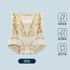 Ropa interior de encaje anti-reflejos, sin marcas, de cintura alta, para levantar abdomen y cadera, transpirable, delgada, talla extra, Pantalones de abdomen para mujer
