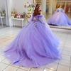 Vestido de Noche Transfronterizo de un Hombro con Falda Abullonada Floral y Mangas Abullonadas, Nuevo Estilo 2026 para Fiesta de Cumpleaños