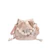 Bolso Pequeño Chinoiserie Retro para Mujer 2025 Nuevo Bolso de Hombro Tipo Satchel Cubo Versátil de Gama Alta Bolso Cruzado