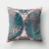 Funda de almohada para sofá Laitu Patrón de dibujos animados Almohada lumbar de coche Poliéster Almohada de oficina