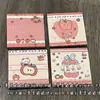 Notas Adhesivas de Gato Manzana Roja Estilo Ins Adhesivo de Alta Calidad Lindos Adhesivos para Planner Estilo Girly Notas para Estudiantes