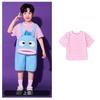 Fantasia Infantil para o Dia do Esporte Jardim de Infância Fantasia de Jardim Fofa Desenho Animado Conjunto de Calça com Alças Fantasia para Apresentação de Dança