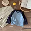 Camiseta de Manga Larga para Niños Otoño 2026 Nuevo Estilo para Niños Dibujos Animados Versátil Algodón Puro Top para Bebé Camiseta Interior