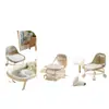 Taburete Pequeño con Ruedas, Taburete Bajo con Ruedas Giratorias, Taburete para Niños Pequeños para Uso en Casa, Silla Rodante Perezosa, Silla Pequeña de Moda, Banco Famoso en Internet