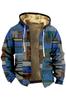 Chaqueta de invierno acolchada con forro polar y algodón para hombre, abrigo de invierno de doble capa con acolchado de algodón y terciopelo grueso, chaqueta cálida acolchada de algodón 2024