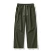 Pantalones Cargo Acu para Hombre Estilo Americano 2026 Primavera Sueltos de Moda Marca Plegados Remaches Lavados Funcionales de Pierna Ancha para Hombre
