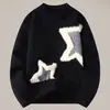 Suéter de Diseño Juvenil de Nicho para Hombre, Tejido Cálido Casual para Otoño e Invierno, Chaqueta Suéter de Punto Básico de Marca de Moda para Pareja