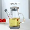 Potes e Garrafas de Vidro para Óleo Atacado para Uso na Cozinha, Adequados para Molho de Soja, Vinagre e Temperos, os Recipientes Não Retêm Óleo Facilmente e São Convenientes para Controlar a Quantidade de Óleo