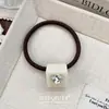 Corea del Sur Nuevo Estilo Alta Calidad Elegante Amor Brillo Flor Cuerda para el Cabello Simple Versátil Payon Cuerda para la Cabeza Tendón de Goma Accesorios para el Cabello