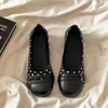 Zapatos Mary Jane Franceses de Venta Caliente para Mujer 2026 Otoño Correa Doble Hebilla Boca Baja Zapatos de Salón Versátiles para el Trabajo Estilizadores Tacón Bajo Bailarinas
