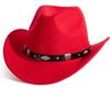 Explosiones Transfronterizas Sombrero de Mezclilla Occidental Rizado Estilo Europeo y Americano Moda para Hombre y Mujer Británico Combinable Color Sólido Sombrero de Jazz Sombrero de Copa