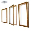 Ventanas de Aleación de Aluminio Certificadas por el Estándar Americano NFRC, Aislantes de Sonido y Calor, Ventanas de Apertura Interior y Plegables Hacia Adentro, Puertas y Ventanas Extremadamente Estrechas, Ventanas Batientes