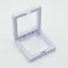 Caja de exhibición de insignias de película de PE caja de almacenamiento de joyería pieza de belleza de uñas tachuelas de exhibición aretes collar anillo caja de almacenamiento de joyería a prueba de polvo