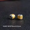 Contas de Barril de Liga Prata de Xizang Joias Bicolor Materiais para DIY Contas de Buda Pulseira Contas de Barril de Transferência Nuvem Mantra de Seis Caracteres Contas Espaçadoras
