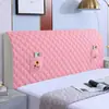 Funda elástica universal de color liso para cabecero todo incluido, funda suave para cojín de cabecero, funda protectora a prueba de polvo, cojín suave para dormitorio