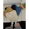 Elegante chaleco de punto calado retro para mujer, cárdigan sin mangas, estilo fino, nuevo otoño 2026, versátil