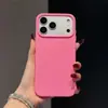 Adequado para Capa de Celular de Silicone Anti-Queda Apple 17Promax Iphone16 Capa Protetora Simples de Cor Sólida Fosca Total