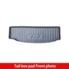 Adecuado para Suzuki 18 Ertiga/21 XL7 alfombrilla de maletero, alfombrilla de maletero interior TPE resistente al desgaste e impermeable