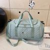 Bolsa de Viaje con Ruedas de Gran Capacidad, Simple y de Moda, para Salidas Casuales, Viajes Portátiles, se Puede Usar como Equipaje de Mano con Mango